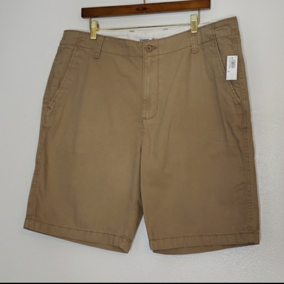 NEW Old Navy Ultimate Slim Chino Shorts Light Khaki Classic Outdoors Casual Golf - Picture 5 of 13